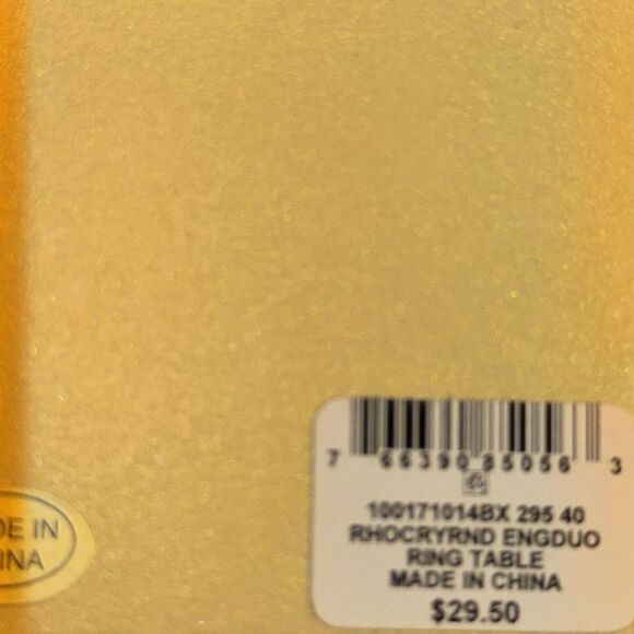 NWT Charter Club Silver-Tone CZEngagement Ring & Wedding Band Bridal Set size 9 - Picture 3 of 4